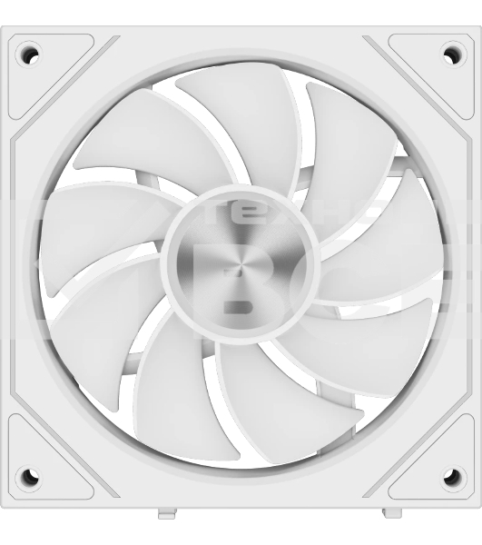 Вентилятор для корпуса PcCooler F3 X120 WH ARGb 120х120x25 белый 4-pin (F3X120-WHAC112-GL) Ret