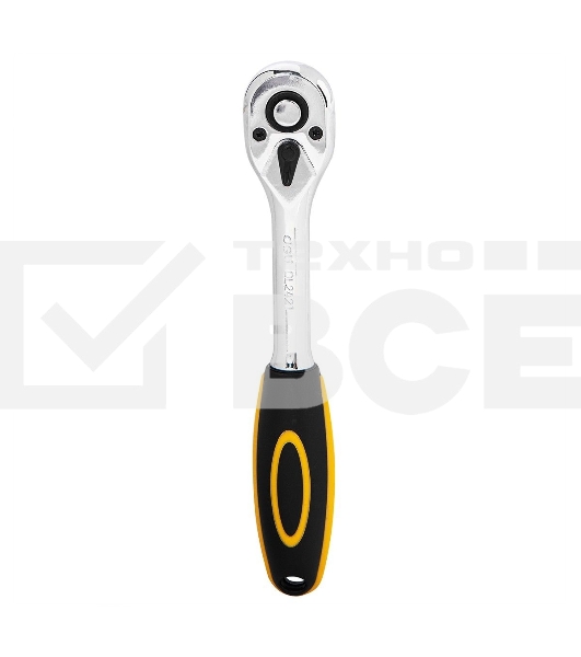 Ключ-трещотка Deli DL2421 3/8'; Размер: 200 мм. Двухкомпонентная трещотка, 45 T (зубья), шестерня Cr-Mo, быстросъемная.