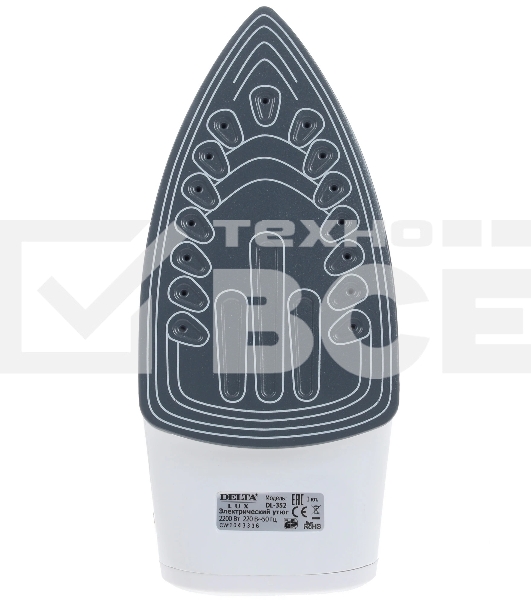 Утюг Delta LUX DL-352 бирюзовый (бирюзовый 2200 Вт, подошва с керамическим покрытием, сухое глажение, разбрызгивание воды, отпаривание, антинакипь, антикапля, паровой удар, самоочистка, вертикальное отпаривание, свет. индикатор,терморегулятор, мерный стак