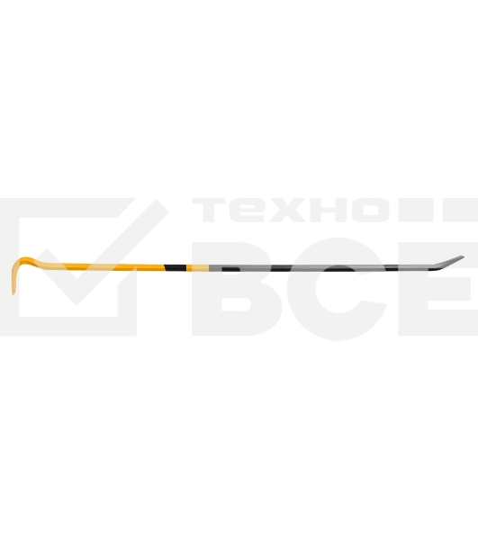 Лом-гвоздодер Denzel 1200 мм, шестигранный 19 мм, окрашенный, сталь 65