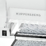 Вытяжка встраиваемая Kuppersberg SLIMLUX 60 W, ширина 55,2 см, отвод/рециркуляция, 550 м3/час, механическое кнопочное управление, 3 скорости, светодиодное освещение 2х2 Вт, металлические жироулавливающие фильтры, угольный фильтр KF-Y (опция), белый, фото12