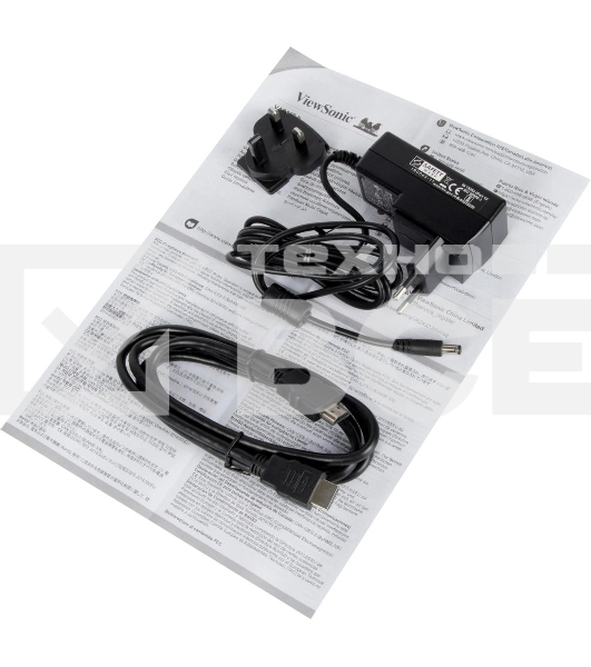 Монитор 23.8' ViewSonic VA2432-MHD-3 IPS 1920x1080, 75 Гц, 4 мс, 16:9, 250 кд/м², VGA, HDMI 1.4, DP 1.2, 3.5 Jack, динамики (2x2 Вт), черный