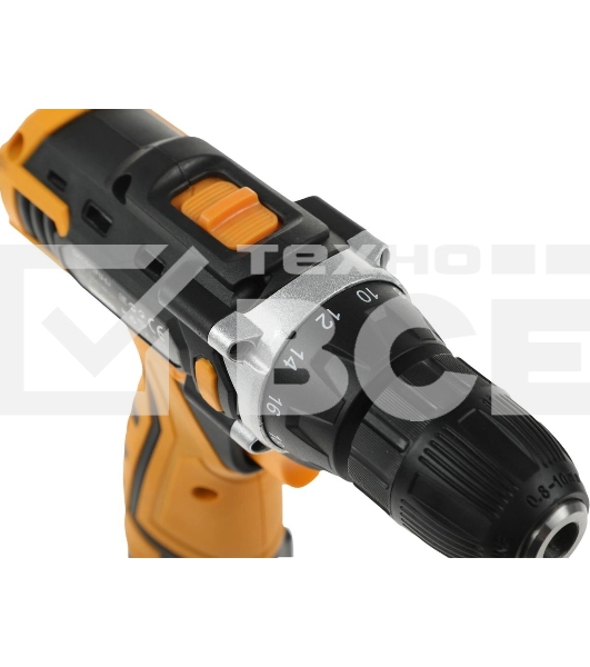 Дрель-шуруповерт аккумуляторная Deko DKCD12FU-Li SET3, 12В, 2АКБ, Кейс