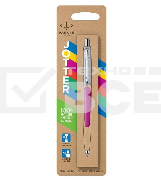Ручка шариковая Parker Jotter Originals (CW2075996) Magenta, M, синие чернила, блистер