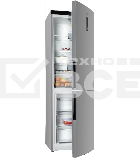 Холодильник Atlant ХМ-4621-181-NL серебристый двухкамерный 211/94л морозилка снизу, No Frost