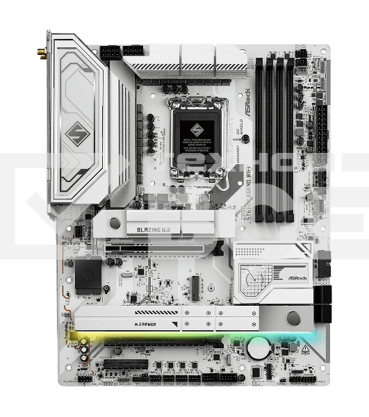 Материнская плата ASRock Z890 Steel Legend WiFi, LGA 1851, Intel Z890, 4xDDR5, 4xSATA, 4xM.2, 1xPCIe 4.0 x4, 1xPCIe 5.0 x16, 2xUSB-C Thunderbolt 4, 4xUSB-A 3.2 Gen 1, 2xUSB-A 3.2 Gen 2, 1xHDMI, 1x2.5Gb LAN, 2x3.5 мм, 7.1, ATX