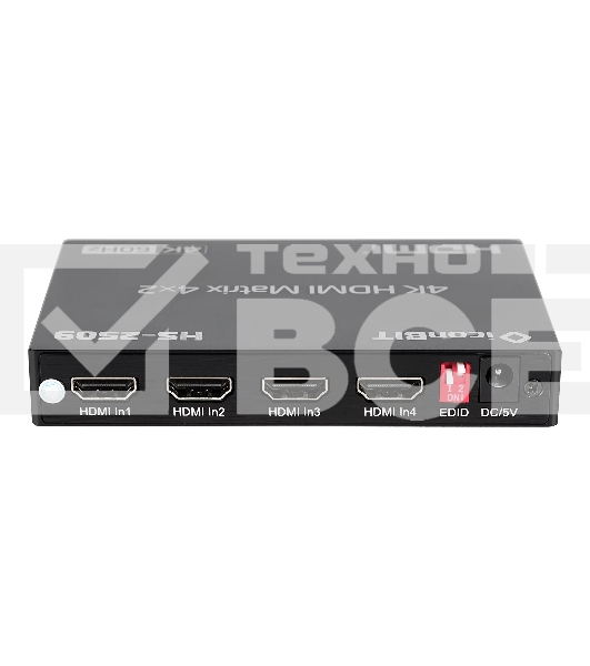 Матричный коммутатор HDMI IconBIT HS-2509 4x2, поддержка 4К60