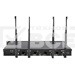 Микрофонная радиосистема Axelvox DWS7000HT (FCBundle) [AX-7000F] UHF 710-726 MHz, 4 x 16 каналов,LCD дисплей, 4х ИК порт, 4 ручных микрофона, 4 силиконовых кольца, фото2