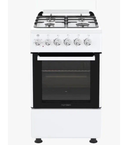 Плита комбинированная NORDEN FF5405GAZW белый