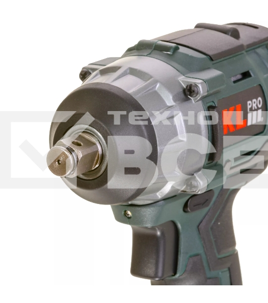 Профессиональный бесщеточный гайковерт аккумуляторный KLPRO KLSS18B-20 (18В, Li-ion-2шт, 2.0А·ч, 250Нм, 2 скорости, подсветка,З/У,в кейсе)