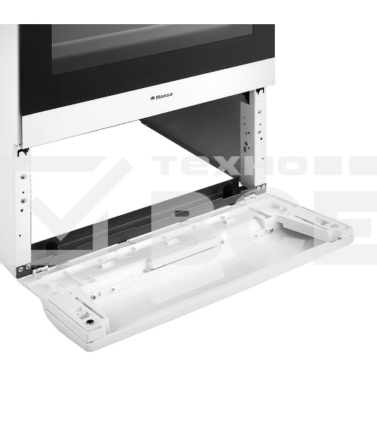 Плита газовая Hansa FCGW51001 белый, конфорок 4 шт, духовка 56 л, 50 см x 85 см x 60 см