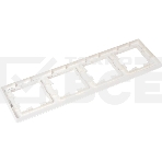 Рамка 4-мест. IEK BRITE РУ-4-БрБ бел., фото3