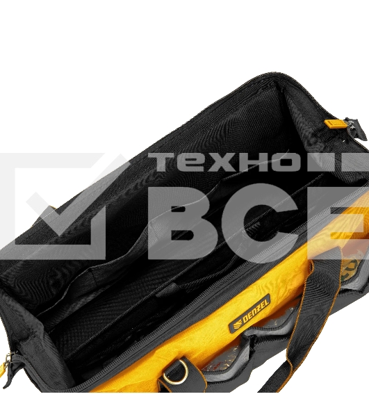 Сумка для инструмента Denzel 500х245х300 мм, 20 карман., съемный органайз. 10 карман., наплеч. рем.