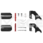 Комплект настенных регулируемых кронштейнов Royal Thermo Design 80, черные, фото7