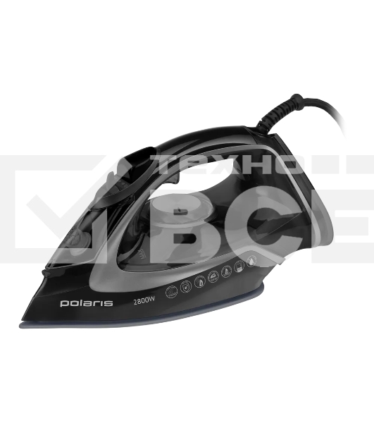 Утюг Polaris PIR-2821AK черный/графит, 2800 Вт, кер, автоотк. 3М