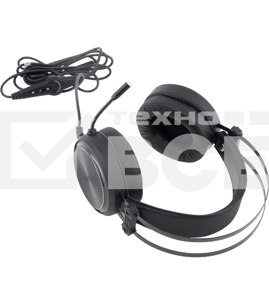 Наушники с микрофоном Oklick/Оклик HS-L810G ANONYMOUS черный 2.2м мониторные оголовье