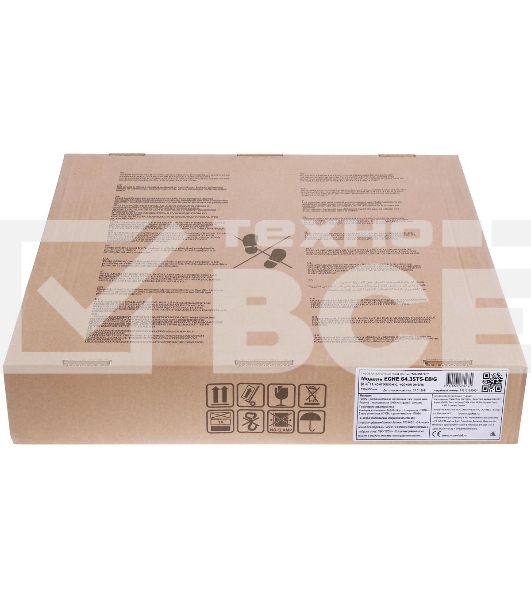 Газовая варочная панель Maunfeld EGHE.64.3STS-EB/G, 4 конфорки, эмалированная сталь, черный