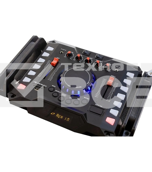 Минисистема SUPRA SMB-2150 черный 1200Вт FM USB BT SD (в комплекте: активн.+пассив.колонки)