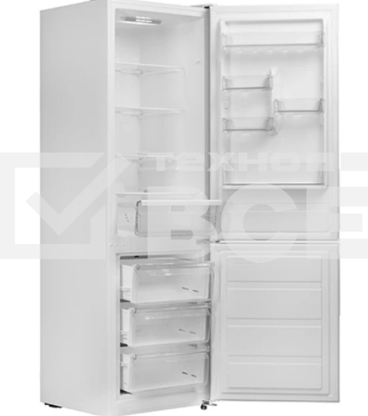 Холодильник Centek CT-1732 NF белый двухкамерный 229/79л морозилка снизу, No Frost