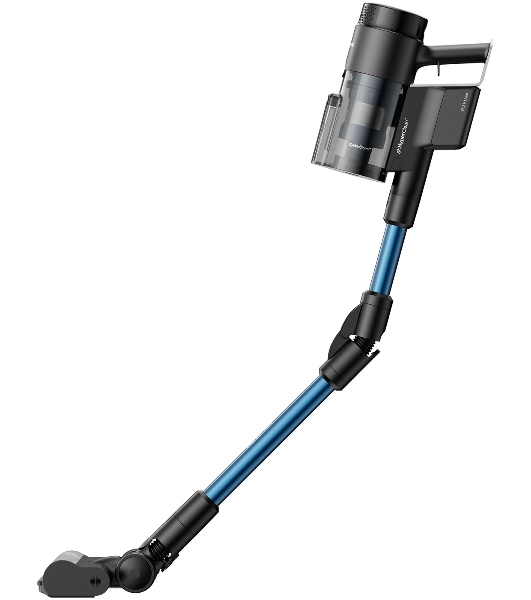 Пылесос вертикальный Grundig VCP 9330 черный/синий, питание от аккумулятора, 150 Вт, уборка сухая, пылесборник 0.5 л