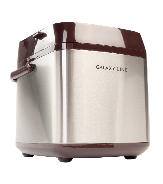 Хлебопечка Galaxy GL2700 серебристый/коричневый, 600 Вт, 0.75 кг, 19 программ