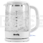 Чайник электрический Domfy DSW-EK304 1.7л. 2200Вт белый (корпус: стекло), фото5