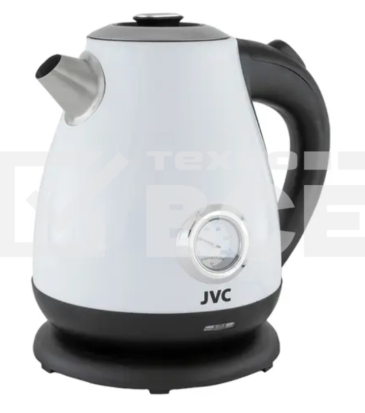 Чайник электрический JVC JK-KE1717 белый, объем 1,7л, максимальная мощность 2200 Вт