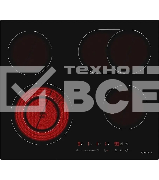 Варочная поверхность Darina 6Р Е 328 B черный