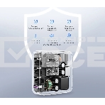 Сетевое зарядное устройство на рабочий стол 100Вт Ugreen CD328, 1хUSB-A, 3хUSB-C, PD 3.0, QC 4.0+, GaN, Space Gray (90928), фото3