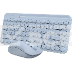 Клавиатура + мышь A4Tech Fstyler FG3200 Air2 клав:синий мышь:синий USB беспроводная slim Multimedia, фото4