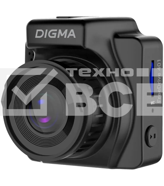 Видеорегистратор Digma FreeDrive 401 черный 4Mpix 2160x3840 2160p 170гр. NTK96675