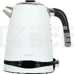 Чайник электрический Kitfort KT-6121-2 1.7л. 2200Вт белый (корпус: нержавеющая сталь/пластик), фото 1