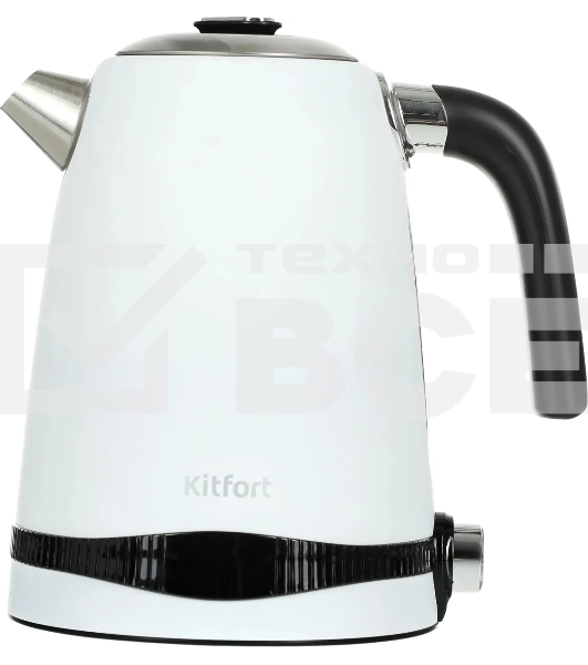 Чайник электрический Kitfort KT-6121-2 1.7л. 2200Вт белый (корпус: нержавеющая сталь/пластик)