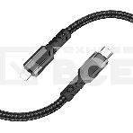 Кабель Hoco U110 iP PD USB Type-C (m)-Lightning (m) 1.2м черный коробка, фото2