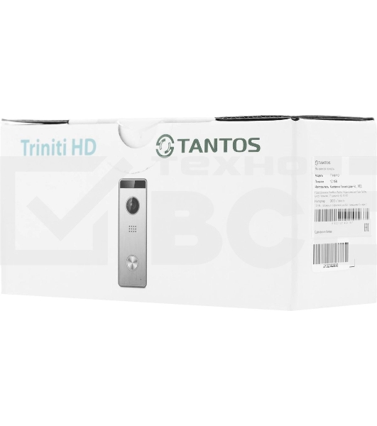 Видеопанель Tantos Triniti HD CMOS цвет панели: серебристый