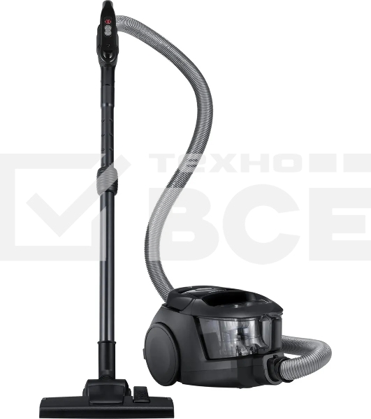 Пылесос Samsung VC18M31C0HG/EV черный, 380/1800 Вт, уборка сухая, пылесборник контейнер 2 л