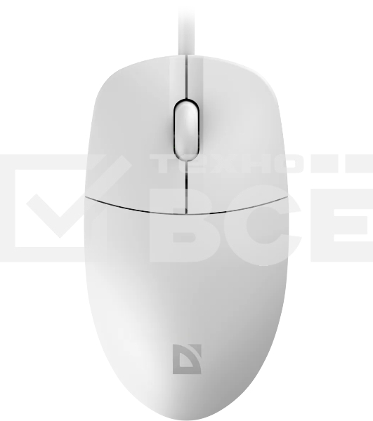 Мышь проводная Defender Azora MB-241 белый, 1200 dpi, USB, кнопки - 3