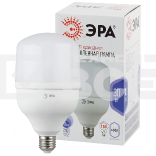 Лампа светодиодная высокомощная ЭРА Б0027004 POWER 30W-6500-E27 2400 лм