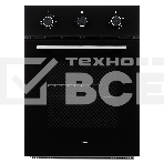 Духовой шкаф газовый Krona STRETTO 45 BL чёрный, фото 1