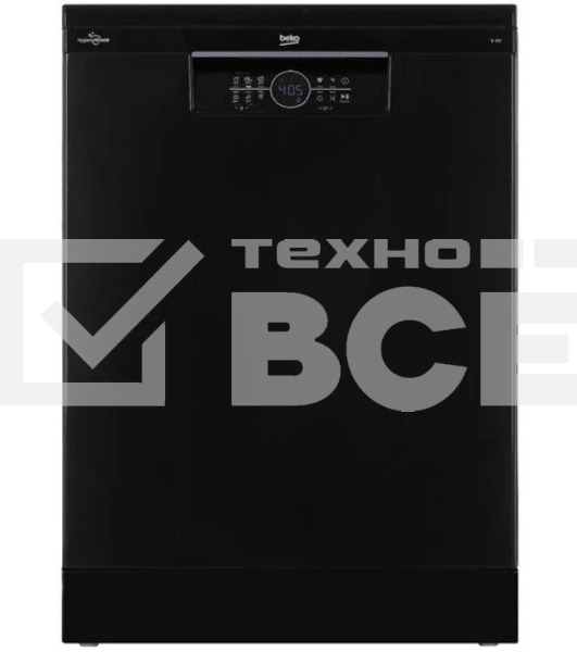 Посудомоечная машина Beko BDFN25521B, черная, 59.8 см, 15 компл., 44 дБ, класс A