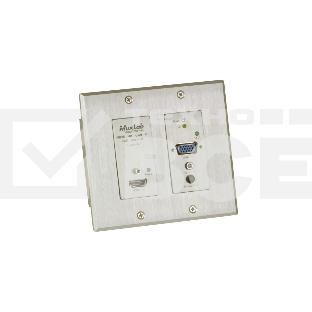 Встраиваемая панель-передатчик MuxLab 500773-TX-WH HDMI / VGA over IP 4K PoE