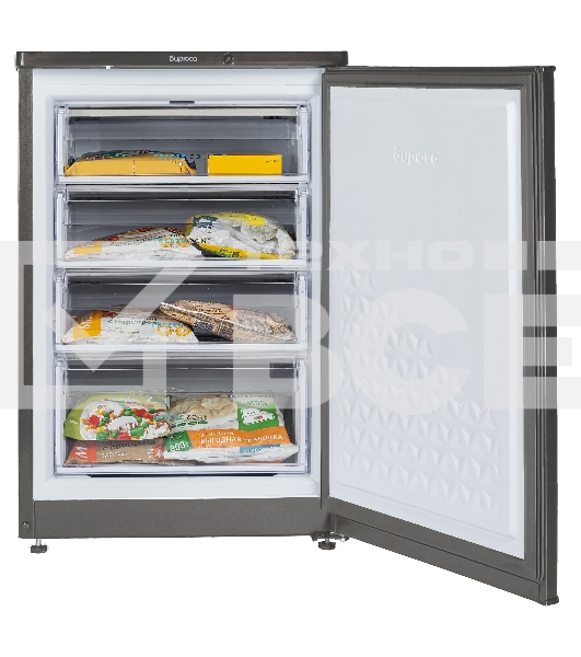 Морозильная камера Бирюса W514 графит 110л, 4 ящика