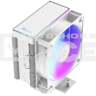 Кулер для процессора Ocypus Gamma A40 WH ARGB Gamma-A40-WH1AAWN00X-GL белый 100мм алюминий+медь 29,5db 4-pin 200W 133мм