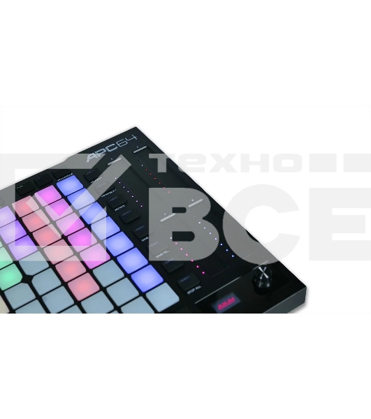Контроллер MIDI [APC64] AKAI [APC64] 20 кнопок, 64 пэда, 4 энкодера, USB-B