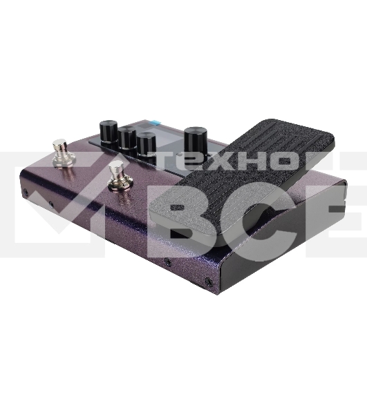 Напольный процессор эффектов Valeton [GP-100VT] 45 усилителей, 40 кабинетов, 50+ эффектов, до 9 эффектов одновременно, поддержка IR импульсов гитарных кабинетов, встроенный USB-аудиоинтерфейс, программа - эдитор для ПК. Цвет: фиолетовый