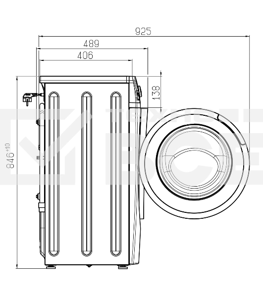 Стиральная машина Атлант СМА 60У1014-02 белая, загрузка фронтальная 6кг, 1000 об/мин., класс: A