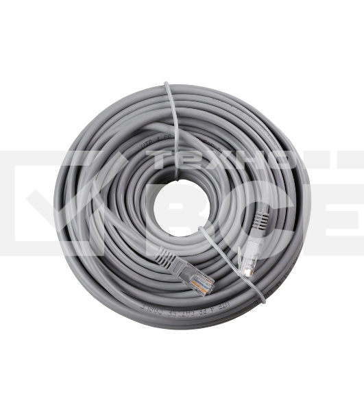Патч-корд Smartbuy (K-09100-50) литой UTP Кат.5e 10м серый