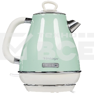 Чайник электрический Ariete Vintage 2869/04 2000 Вт, 1.7 л, зеленый
