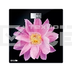 Весы напольные Centek CT-2416 Pink Flower электронные 180кг, 0,1кг, LCD 45x28, размер 26х26см, фото 1