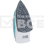 Утюг Delta LUX DL-352 бирюзовый (бирюзовый 2200 Вт, подошва с керамическим покрытием, сухое глажение, разбрызгивание воды, отпаривание, антинакипь, антикапля, паровой удар, самоочистка, вертикальное отпаривание, свет. индикатор,терморегулятор, мерный стак, фото6